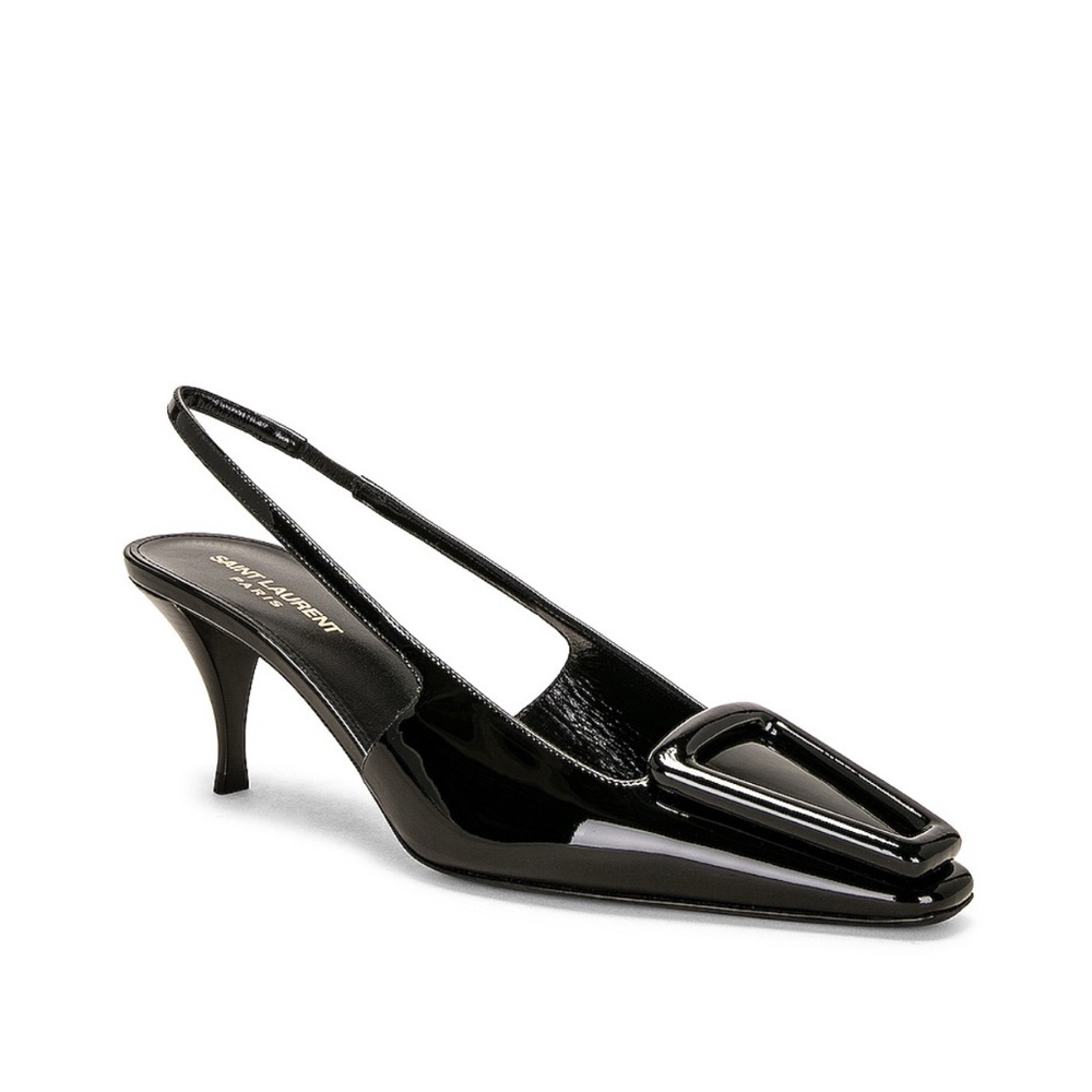 Saint Laurent 24 Slingback Pump - Nero